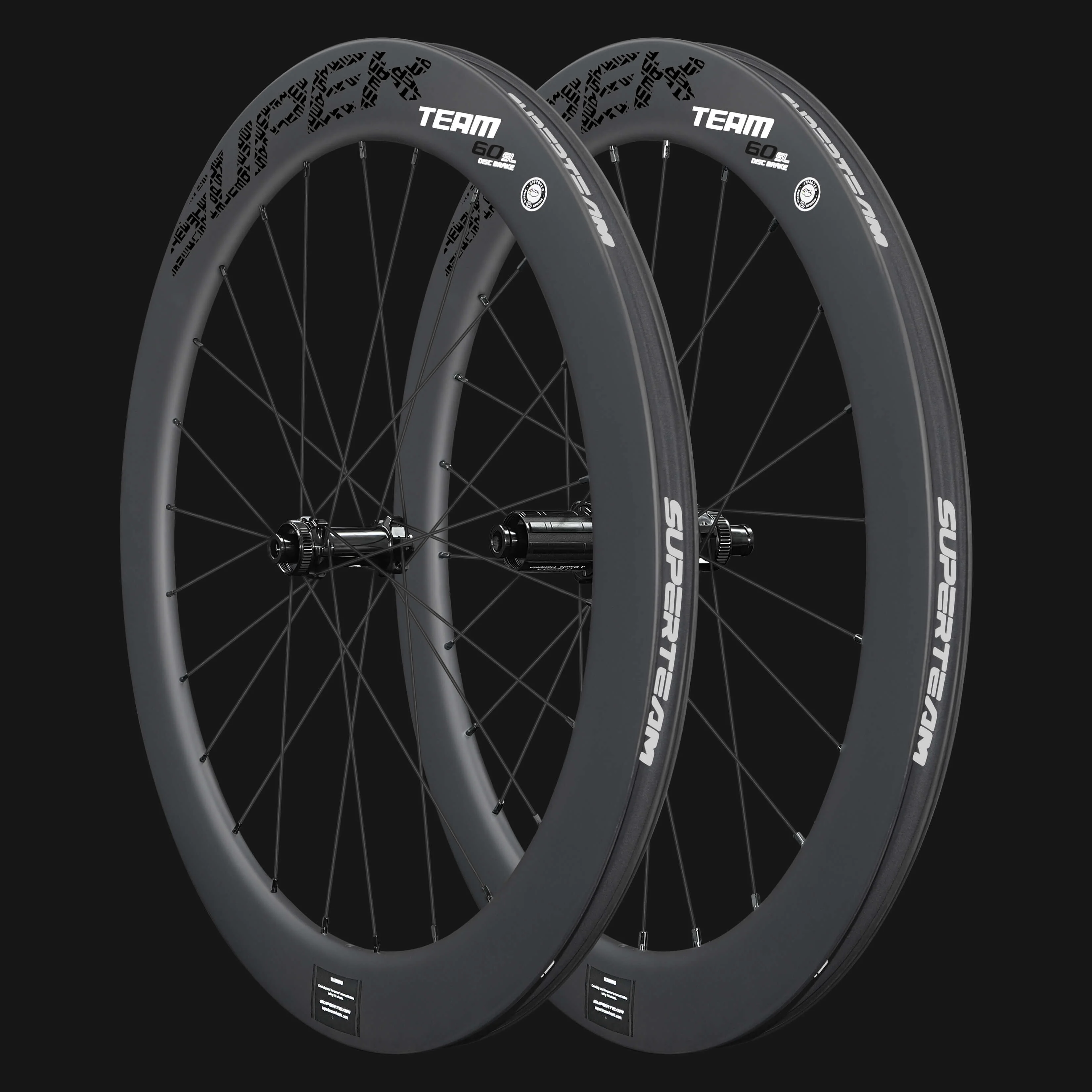 Classic PRO D28-60 Disc Brake Black Decals PILLAR WING21 Spokes - Image 8