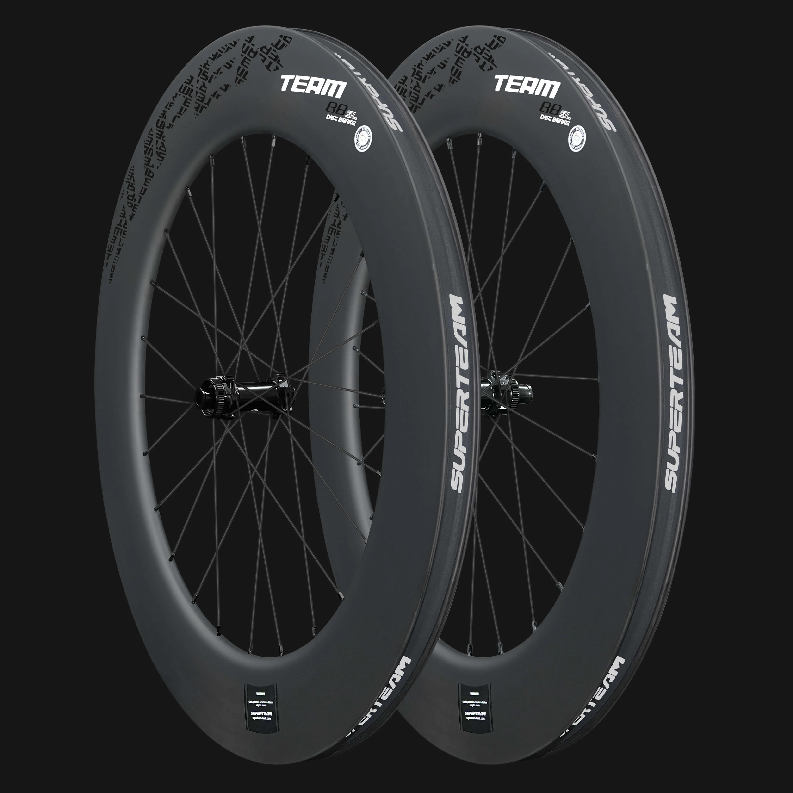 Classic PRO D30-88 Disc Brake Black Decals PILLAR WING21 Spokes - Image 8