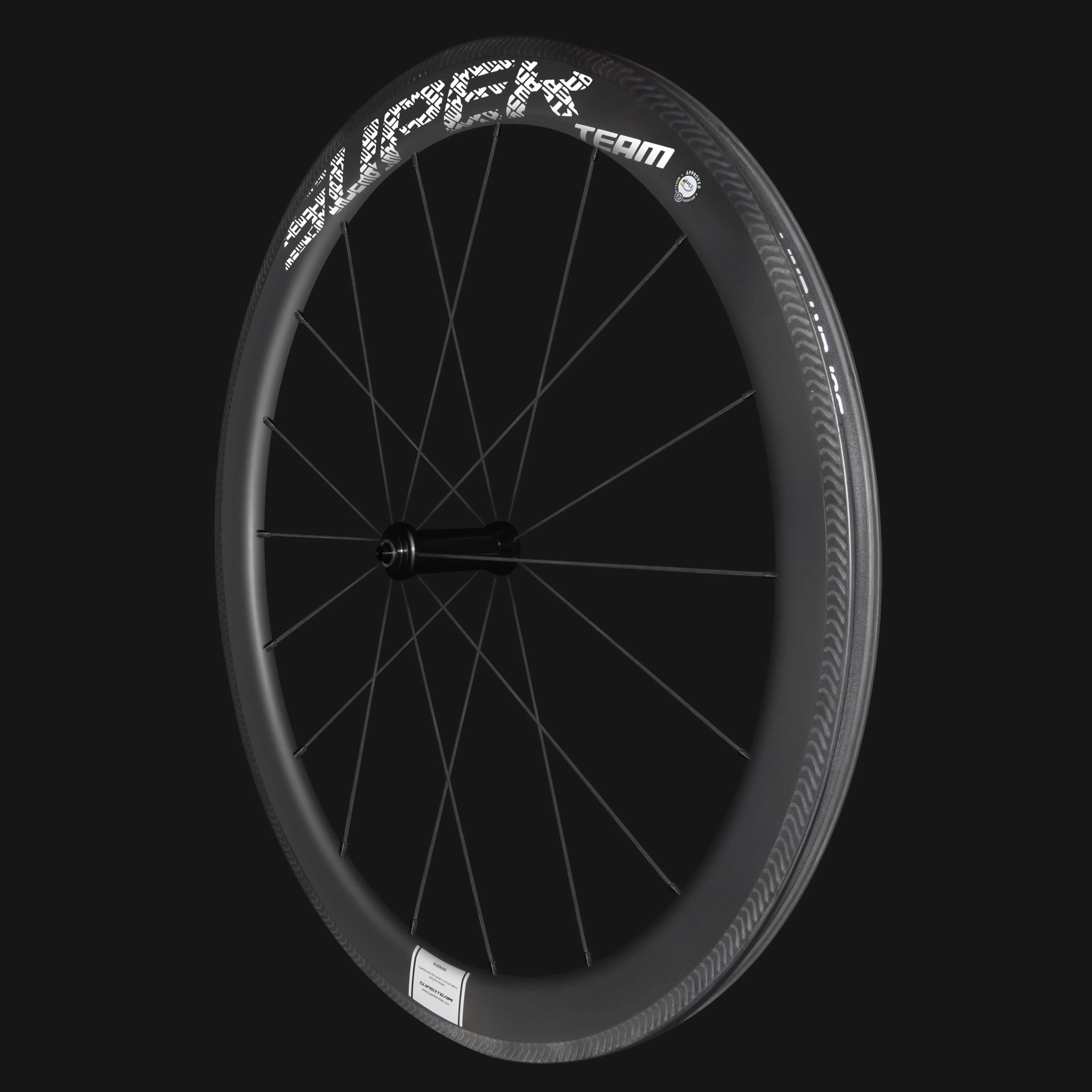 Classic PRO R25-50 Carbon Wheelset RIM Brake White Decals - Image 10
