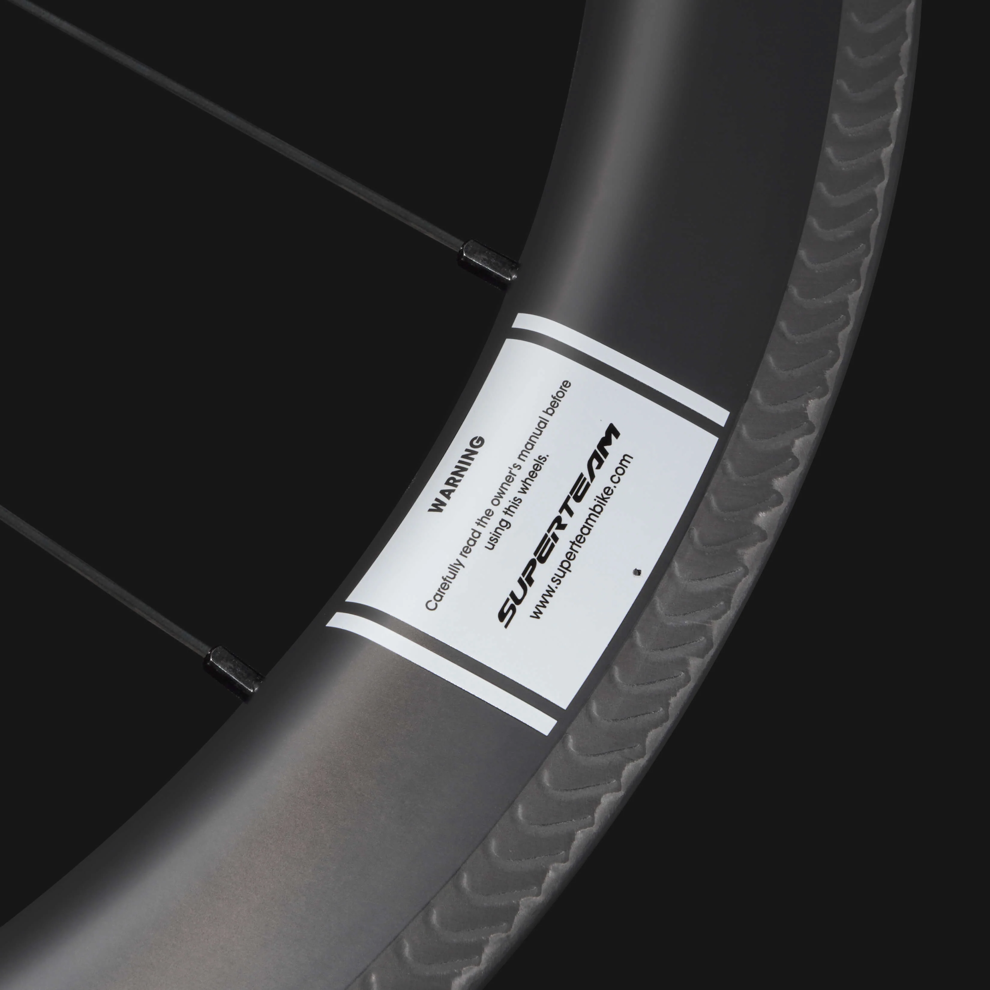 Classic PRO R25-50 Carbon Wheelset RIM Brake White Decals - Image 7