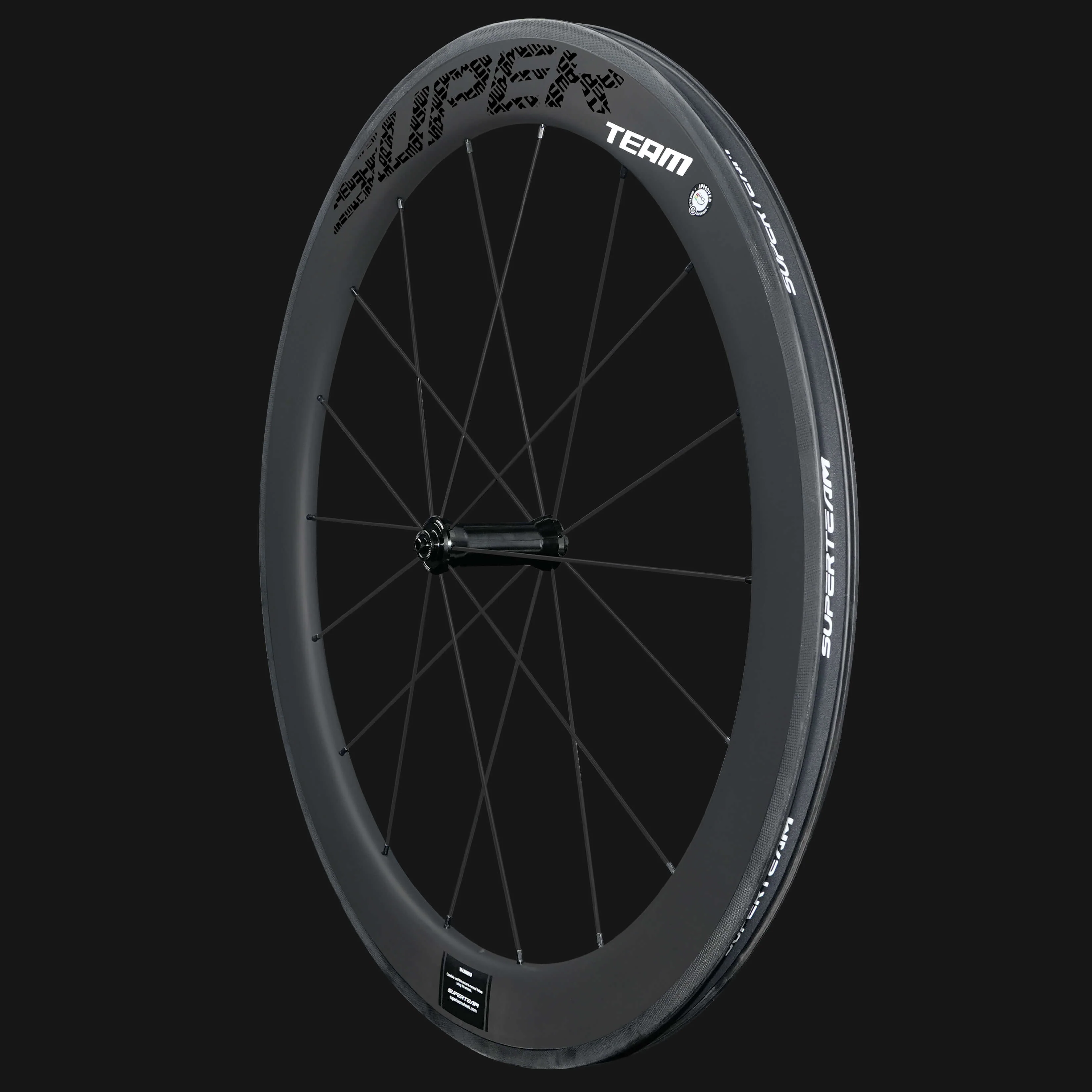 Classic PRO R25-60 Carbon Wheelset RIM Brake Black Decals - Image 11