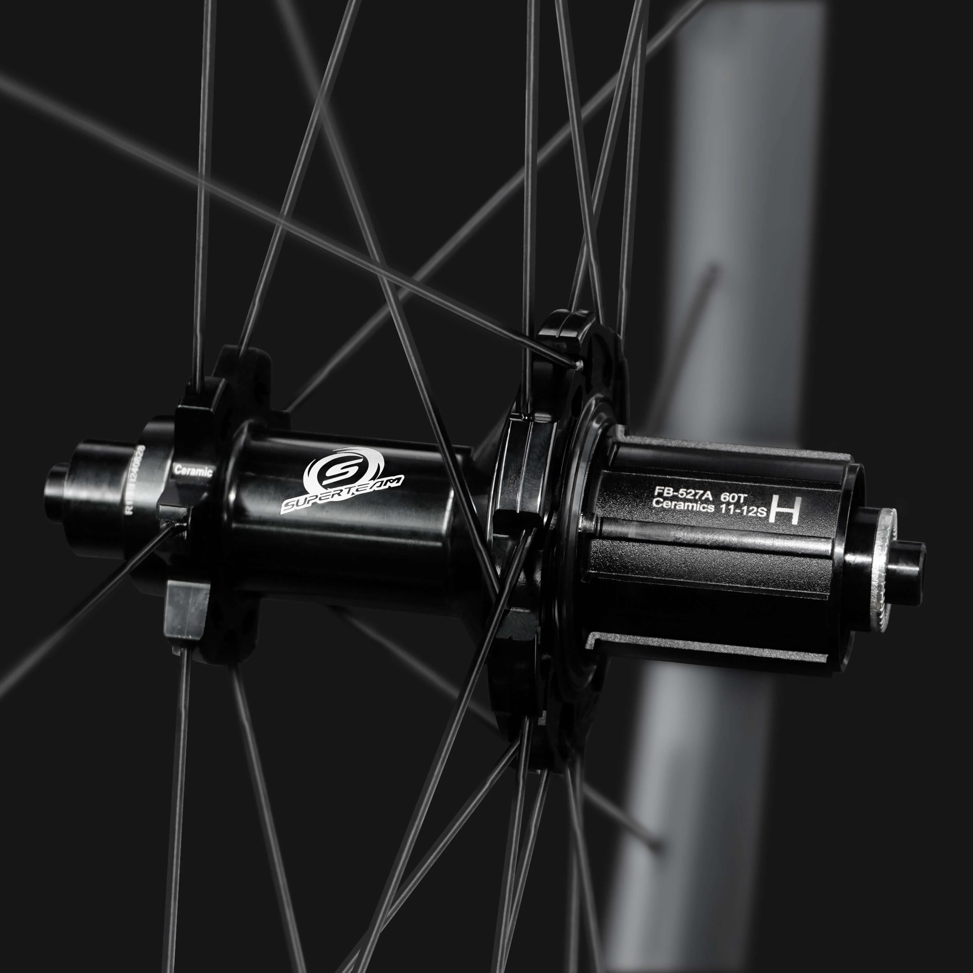 Classic PRO R25-88 Carbon Wheelset RIM Brake Black Decals - Image 4