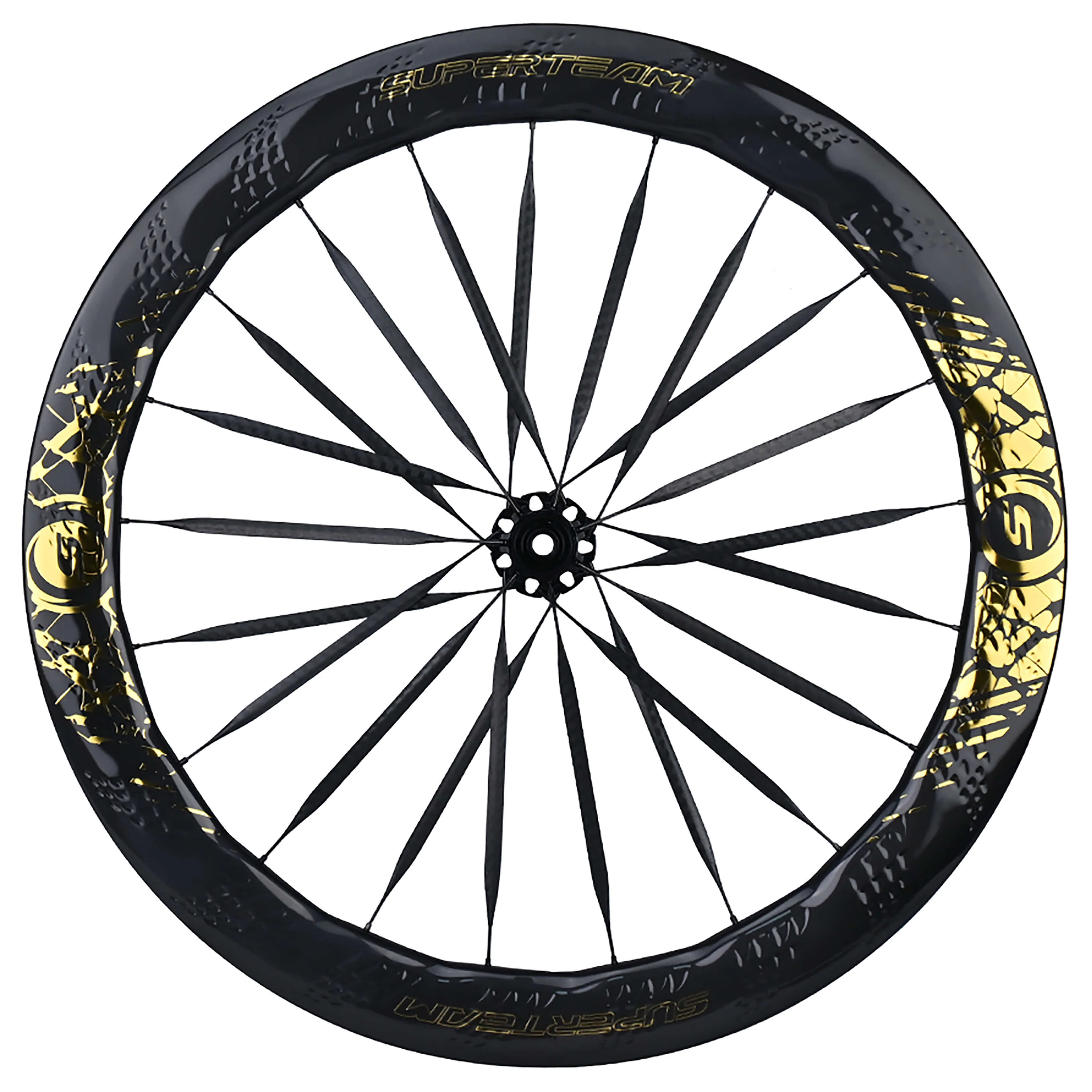 S-ALL Carbon Ultra Nazar Boncugu D28-50 DISC Brake Gold Decals - Image 10