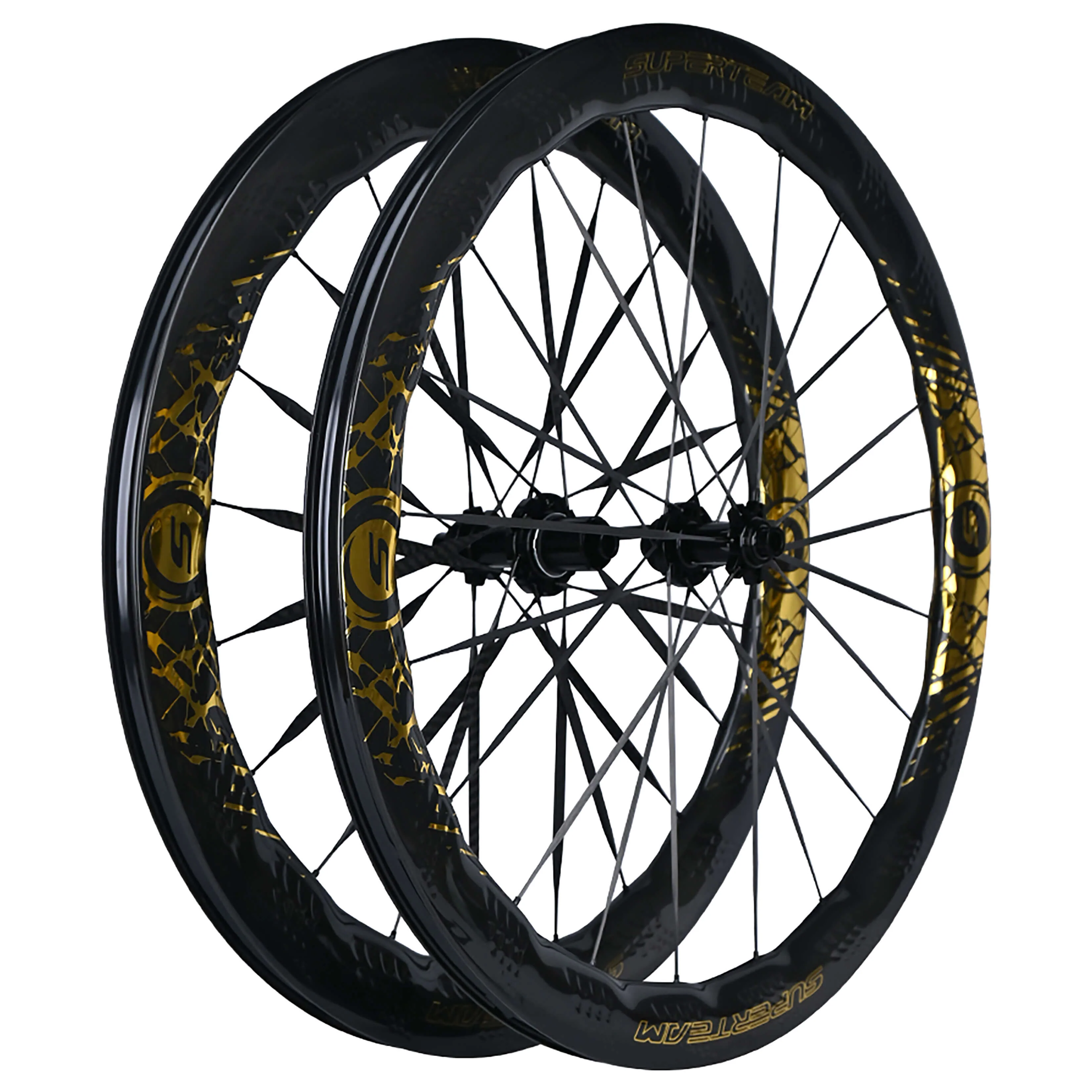S-ALL Carbon Ultra Nazar Boncugu D28-50 DISC Brake Gold Decals - Image 7
