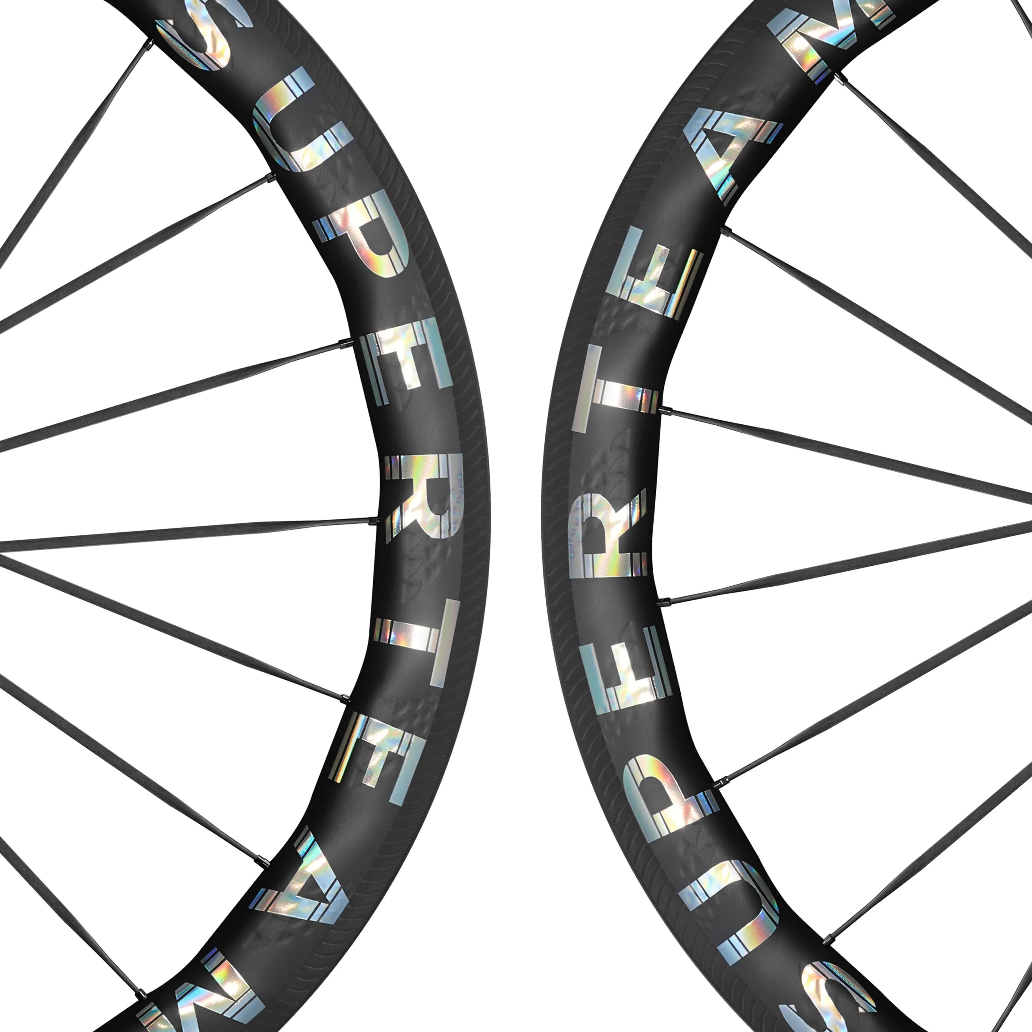 S-ALL Carbon Ultra R25-50 RIM Brake Silver Decals - Image 8