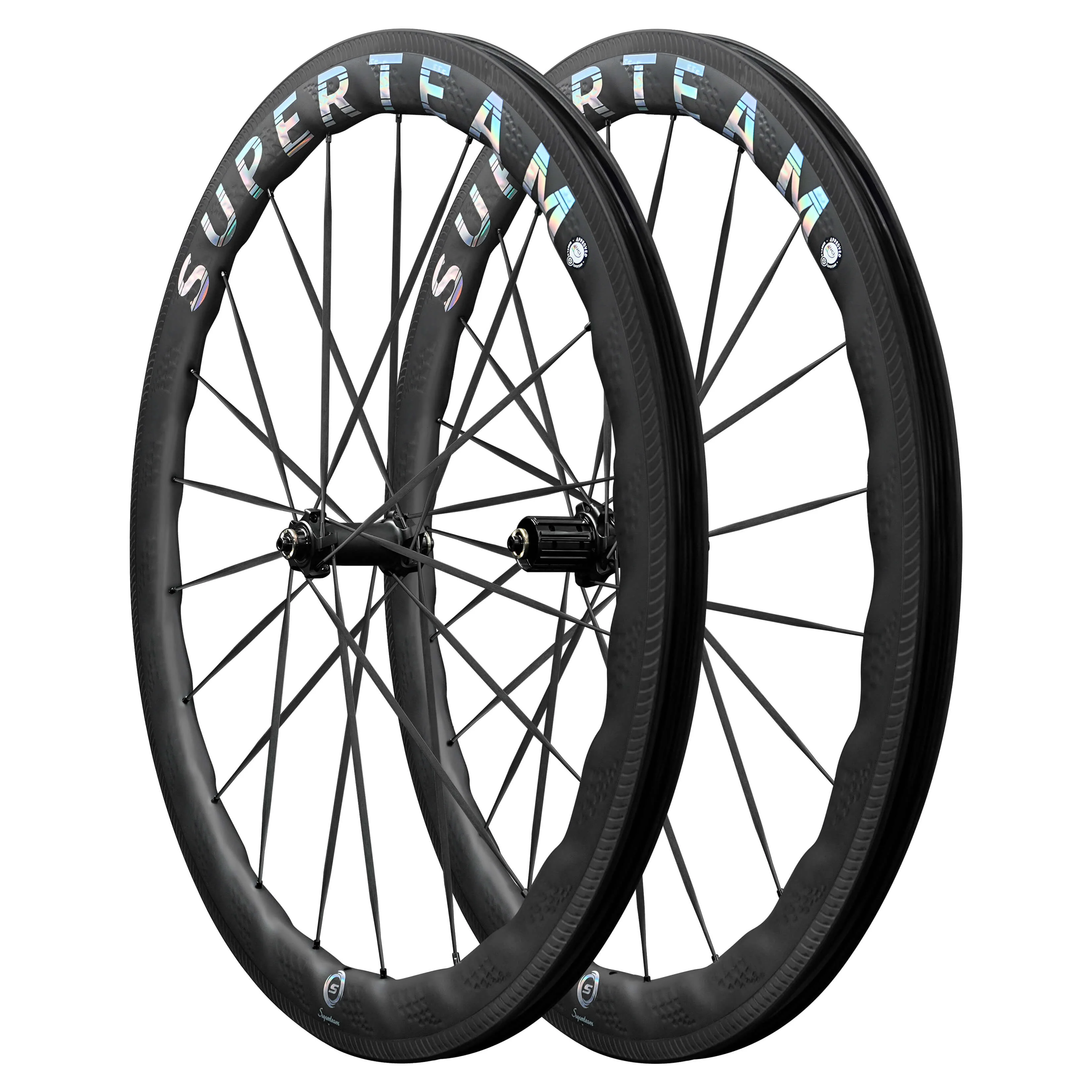 S-ALL Carbon Ultra R25-50 RIM Brake Silver Decals - Image 9